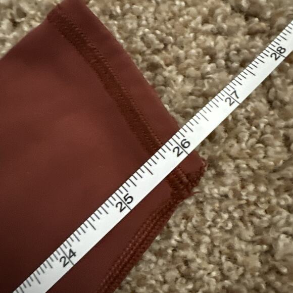 Athleta Rainier Tight Size XXS Burgundy High Rise Reflective Pockets‎ - Picture 10 of 10